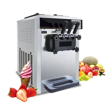 MK-618CTB Професионална Търговски Автоматична Машина За Производство на Сладолед Maker 3 Flavor Soft Serve Ice Cream Machine CFR МОРЕ