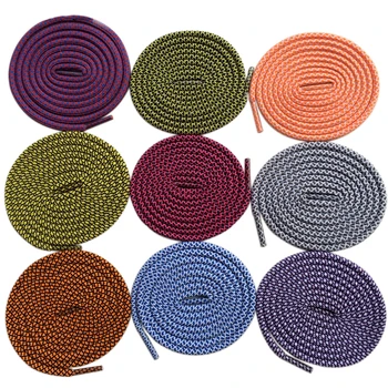 4 цвят 4,5 мм, лилаво шнурове от полиестер, контрастиращи по цвят, подходящ нетрадиционни атрактивни въже за цветна уникална обувки