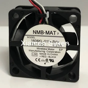 Безплатна Доставка NMB-MAT 1606KL-01W-B49 L50 DC 5V 0.21 A 40x40x15 мм, 3-Жичен на Сървъра на Вентилатора за Охлаждане на
