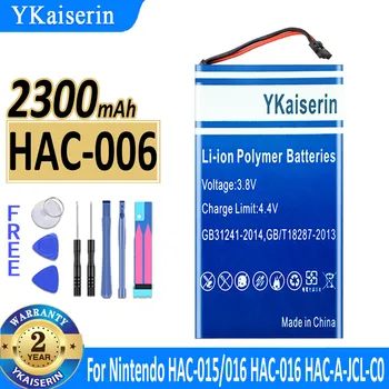2300 mah YKaiserin Батерия HAC006 за Nintendo HAC-A-JCR-C0 HAC-015/016 HAC-016 HAC-A-JCL-C0 Прекъсвач NS Joy-Con Батерии за управление
