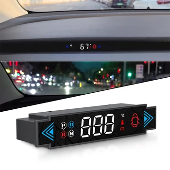 Авто HUD Централен Дисплей LCD дисплей Скоростомер За Tesla, Модел 3/Y 2019-2023 OBD2 Интерфейс Източник на захранване