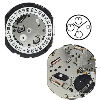 Часовници Hattori VS76 VS76A С кварцов механизъм, от слънчевата енергия