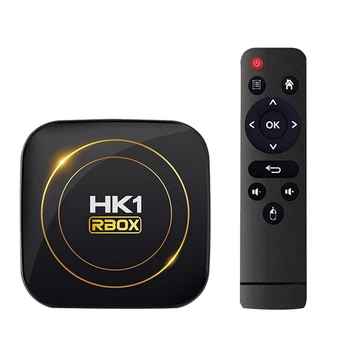 HK1RBOX H8S Android 12,0 Smart TV Box 2,4 G 5,8 G Двойна Wifi H618 Smart TV Box и Дистанционно Управление