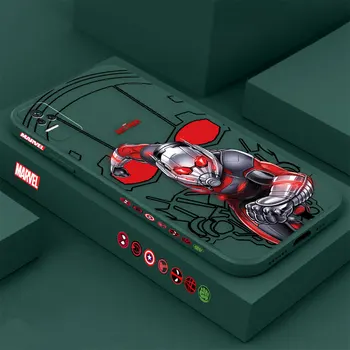 Калъф с логото на Marvel Line Ant Man За Redmi K60 K60E K50, K40 K40S K30 K20 Uitra Gaming 12C 10В 9 9А 9В 8 8A 10 10A 10X 9AT Pro Калъф