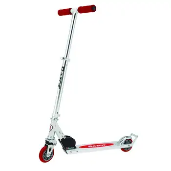 Скутер за деца -греда на колела, предните гуми, лека, сгъваема, алуминиева рамка и регулируема кормилото