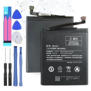 BN41 Батерия За Xiaomi Redmi Note 4 Note4 MTK Хелио X20/За Redmi Note 4X Note4X Pro 4G 64G Батерия BN 41 BN-41 4100mAh Bateria