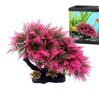 Аквариумное растение, украса от сладководни бор, Изкуствени растения, Подводни аксесоари, Пейзаж за декор на аквариум