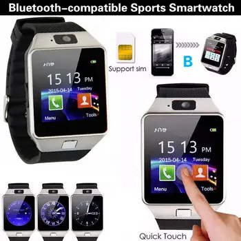 Интелигентна часовници Стилни Bluetooth-съвместими 1,44-цолови часовници, акумулаторна Смарт часовници