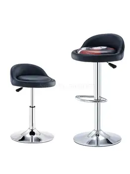 Бар стол с модерен минималистичен бар стол с въртяща се облегалка, на кабинковия стол, домашен стол, бар стол за нокти