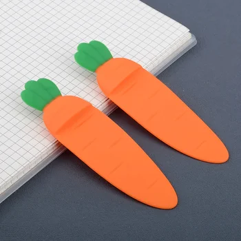 1 бр. Креативна Скъпа Силиконова маркер-морков за страници, Детска колекция за четене на книги