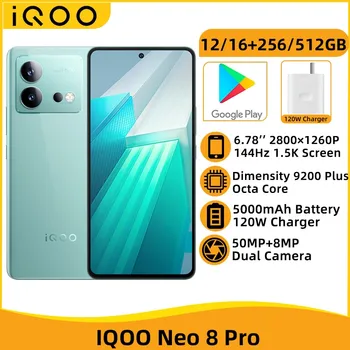 IQOO Нео 8 Pro 5G NFC Dimensity 9200 Plus Восьмиядерный 6,78 
