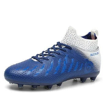Мъжки футболни обувки, Детски футболни обувки, Дамски Дишащи футболни обувки, устойчива на плъзгане Шоссейная футболни обувки, Градинска футболни обувки
