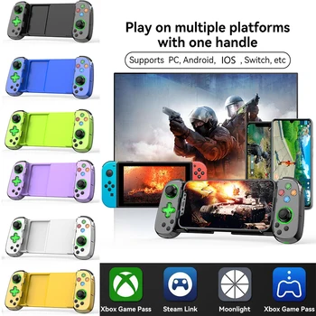 Bluetooth Геймпад за Android и iOS Switch PS4 PUBG Мобилни игри джойстик Безжичен геймпад контролер С растягивающимся джойстик 