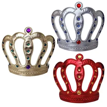 Превръзка на главата King Crown за възрастни, Crown King Queen, Преносима Короната, играчка за възрастни, Подпори за празниците и фотосесии