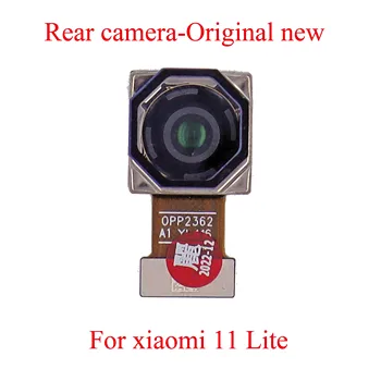 Оригиналната нова камера за обратно виждане за Xiaomi 11 Lite, голям основен модул камера за задно виждане, гъвкав кабел, резервни части