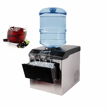 Електрически Лед PBOBP 18 кг за 24 Ч, Автоматична Ръчна Машина За Бутилиране на Вода, Преносима Машина За Производство на Кубичен Лед за домашен Бар