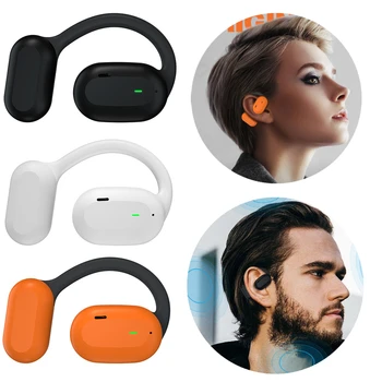 Безжична Bluetooth слушалка с костна проводимост, слушалките с шумопотискане, водоустойчив безжични слушалки за спорт