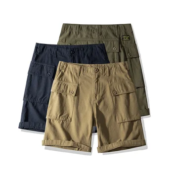 Парусиновые работни панталони OKONKWO с множество джобове P44 USMC, панталони в стил Ретро с цепка, Военни Гащички за отдих, Спортни туристически гащички за пътуване