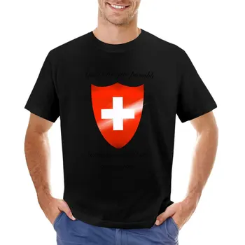 Швейцария, колкото се може по-бързо и колкото се може по-бавно Тениска големи размери потници, тениски с аниме, тениски с графичен дизайн, тениски за мъже