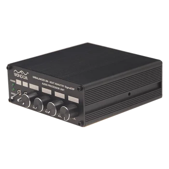 ADAU1701 2.1 4.0 DSP-Предусилвател цифрова обработка на сигнали, 2-входяща 4-изходна звукова платка С възможност за регулиране на силата на звука на високи и ниски честоти, За подкрепа Sigmastudio