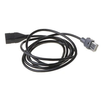 Авто Aux USB MP3 Аудио Мултимедиен кабел КЪМ USB Адаптер Conector Автокабели Контакти