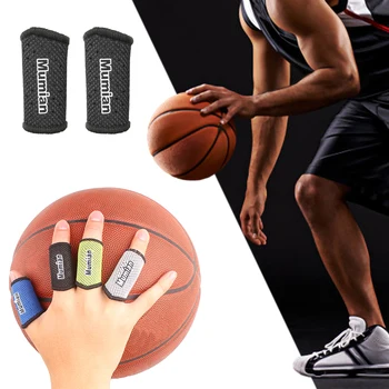 Еластични спортни ръкав за пръстите, които артрит, защита на пръстите, уличен Баскетбол, Волейбол, нескользящий castets, защита от трафик