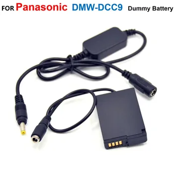 DMW-DCC9 DMW-BLD10 Фиктивен Батерия + 12 В 24 В стъпка надолу захранващ кабел За Panasonic DMC-GX1 GF2 G3 G3K G3R G3T G3W GF2CR GF2CW GF2KS