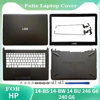 Новост За лаптоп HP 14-BS 14-BW 14 BU 246 G6 240 G6 LCD делото/се Преден панел/LCD панти/Акцент за ръце/Долната част на корпуса