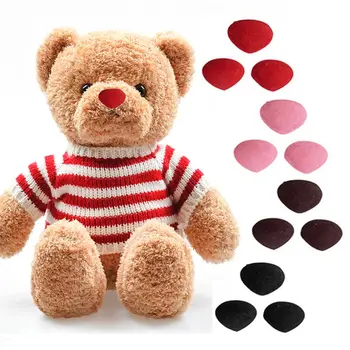 12 * 14 мм Пластмасови триъгълни носове, Кадифе, носове, копчета, очи, направи си сам, за играчките-на мечката, направи си сам, Защитни аксесоари за носа, за кукли, играчки
