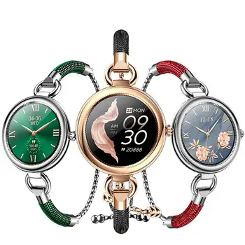 2023 Нови Модни и Качествени дамски Смарт часовници GT01 За жени Кръвното налягане на Кислород, сърдечната Честота Напомняне За седнало начина на живот IP67 Smartwatch подарък