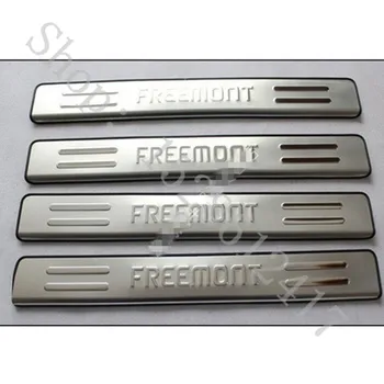 За FIAT Freemont 2012 2013 2014, тампон върху праг от неръждаема стомана, защита от удар, прага, автомобилни Аксесоари