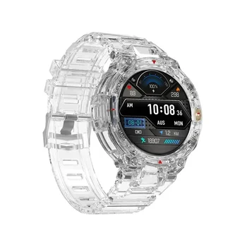 Спортни смарт часовници DT5 1,45 инча Винаги на дисплея За Мъже Bluetooth Покана Compass HD Екран на монитор на сърдечната честота за GPS Проследяване на Smartwatch