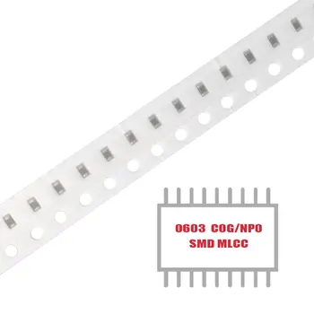 МОЯТА ГРУПА 100ШТ SMD MLCC CAP CER 3.4 PF 100V NP0 0603 Многослойни Керамични Кондензатори за Повърхностен монтаж на разположение на склад