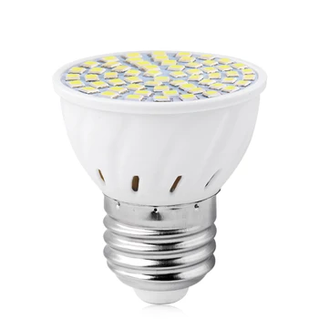 1/10/20x прожекторная лампа e27 e14 gu10 mr16 60 led лампа 220 v 6 W 60 светодиода 835 smd энергосберегающая bombillas лампада за домашно осветление