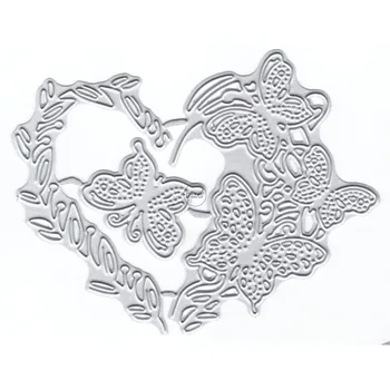 DzIxY Лейси пеперуда, метални режещи форми за производство на пощенски картички, Определени за релеф, Шаблони за изрязване, джобове за съхранение на Аксесоари