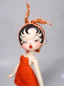 BJD Doll1/6 - LIS Художествена модел Кукли от смола с Високо Качество, играчка, направи си сам, Грим