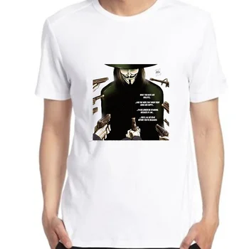 Забавни пистолети Вендета, дишаща тениска с принтом и графика, ризи с къс ръкав, тениски оверсайз, върхове, градинска мъжки дрехи