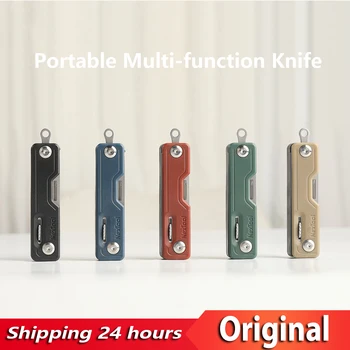 NexTool Преносим Многофункционален Нож За нощуване На открито Разход Сгъваем Инструмент Мини-Ножица, Отварачка за Бутилки