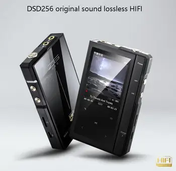Нов Z6Pro Преносим музикален плеър, HiFi MP3 Двуядрен Безжична Bluetooth DSD256 HD Декодиране, Без да загуби PO + LO Двоен Изход Z6 Pro