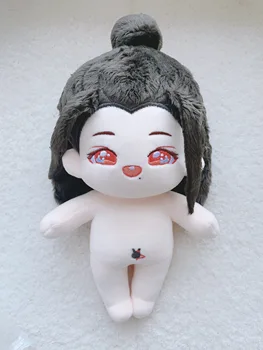 На разположение Ограничен брой 20 см Гола Кукла Umtamed Wei Wuxian Шон Xiao Zhan, Набитая Памучна мини-кукла, плюшена Играчка