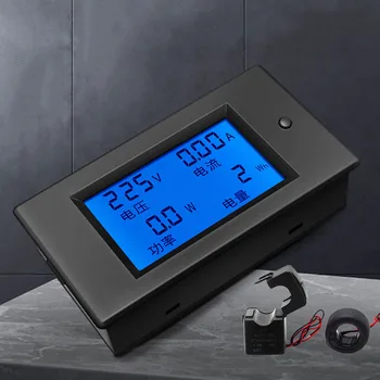 Y50 AC 80-260 В 100A Цифров LCD дисплей Амперметър Ваттметр Мощност Брояч на Енергия Мултицет PZEM-061 Енергиен Волтметър Амперметър