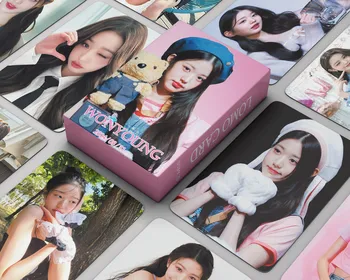 Kpop Idol 55 бр./компл. Lomo Card АЙВ Wonyoung Албум Картички Новата Колекция от Картички за Печат на снимки С Участието на Феновете на Подаръци