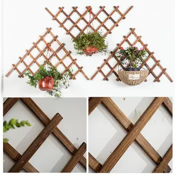 Стенни решетка за увивни растения, плъзгаща Се дървена триъгълна решетка, Фехтовка за стена, Антикорозионна декоративна ограда, ограда Декор