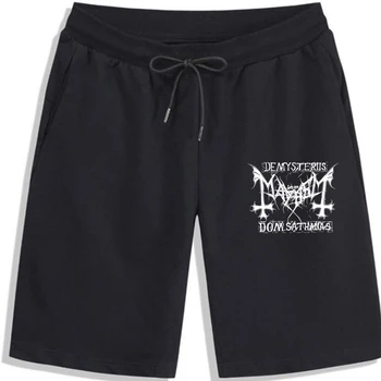 Mayhem - Ортодоксалните черни мъжки къси панталони Ulver Taake Darkthrone Immortalgla, мъжки къси панталони, Модерни мъжки къси панталони, мъжки летен стил