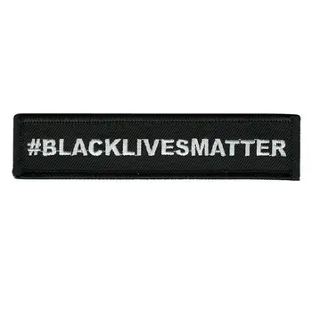 Черна нашивка Lives Matter Pride, Самоклеящийся Право икона за якета, кука и емблемата На кепок, Раници, дрехи, Жилетка, униформи, снаряжение