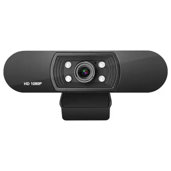 1080p USB Уеб камера Уеб камера, Компютърна Камера, Пълна с видео разговори За Лаптоп на Живо Обзавеждане и Вграден Стереомикрофон Замени