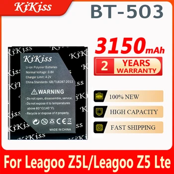 KiKiss 3150 mah Взаимозаменяеми Батерия BT-503 за Leagoo Z5L/Leagoo Z5 Lte Z5Lte/Leagoo Z5 BT503 Литиево-йонна батерия за Смартфон резервни Части