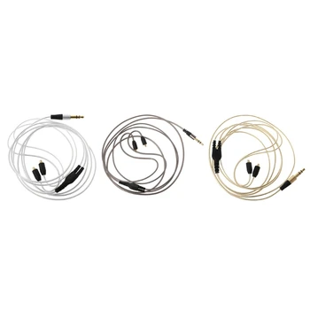 Преносимото кабел за кабел MMCX 573A Кабел за слушалки за Se215 SE315 SE535 SE846