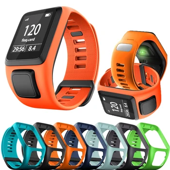 Преносимото Силикон Каишка На Китката, За TomTom Runner 2 3 Spark 3 Приключенията Голф 2 Spark Cardio GPS Sport Smart Watch Band